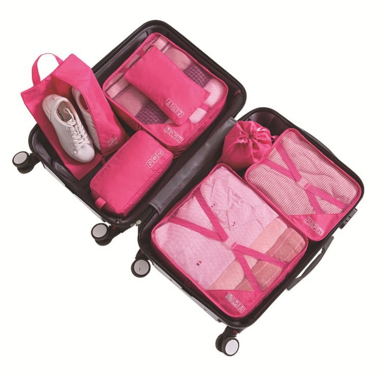 Travel Organizer and Packing Cube Set