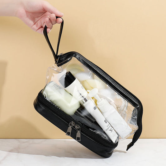 Double-Layer Travel Toiletry Organizer